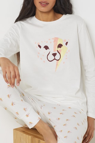 Pyjamajoggingbroek Pelyne - Ecru