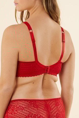 Voorgevormde Beha Panam- Rood