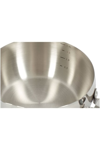 4 casseroles en acier inoxydable 18/8 - 14/16/18/20 cm - 1/1,5/2,15/2,95 l