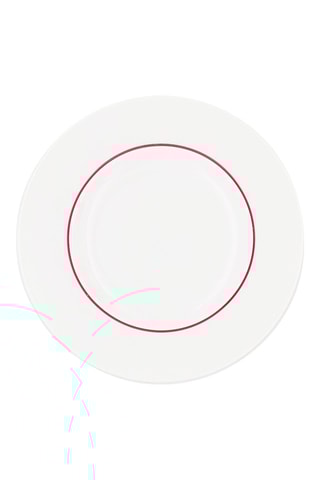 6 assiettes à dessert en porcelaine Ligne -  22 cm