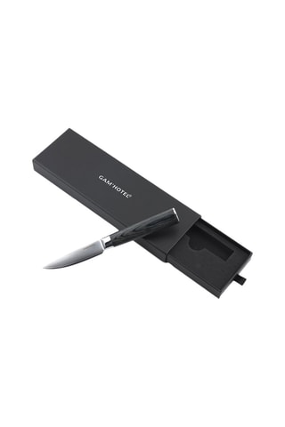 Couteau à légumes en acier inoxydable et bois - 20,5 cm