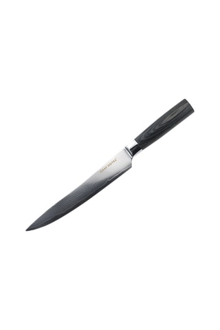 Couteau à trancher en acier inoxydable et bois - 32,5 cm