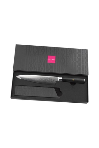 Couteau chef en acier inoxydable Damas  - 32,5 cm