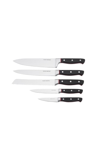 5 couteaux en acier inoxydable