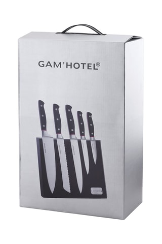 5 couteaux en acier inoxydable