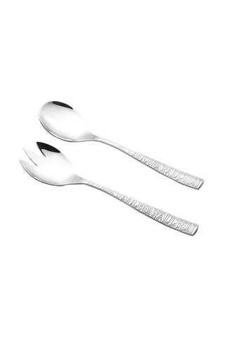 Couverts à salade en acier inoxydable Signature