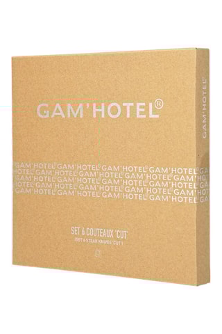 6 couteaux à steak en acier inoxydable - 27,5 cm