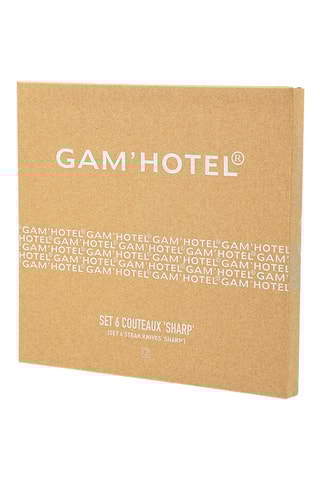 6 couteaux à steak en acier inoxydable - 27,5 cm