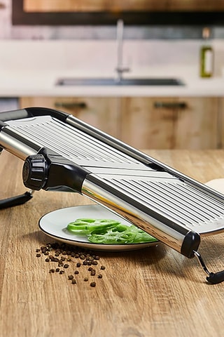 Mandoline en acier inoxydable - 41,8 x 16,5 x 13,5 cm