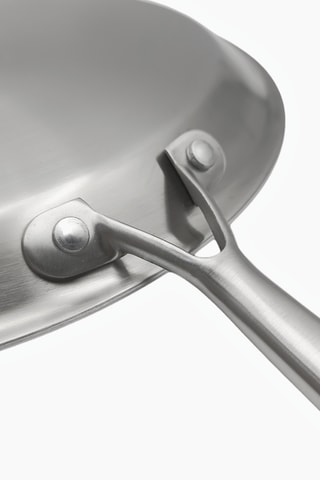 Poêle à crêpes en acier inoxydable 430 et acier inoxydable 18/8 revêtement céramique - 28 cm