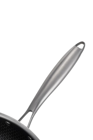 Wok en acier inoxydable revêtement céramique - 32 cm - 5 l