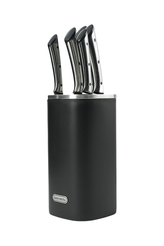 Bloc de 5 pièces en acier inoxydable