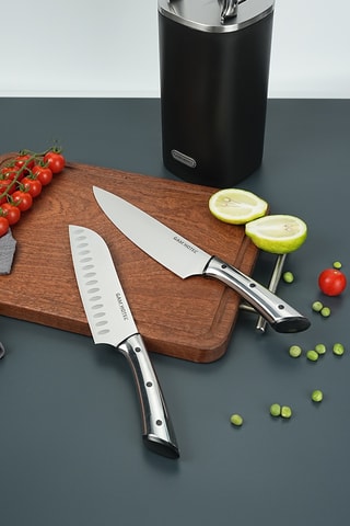 Bloc de 5 pièces en acier inoxydable