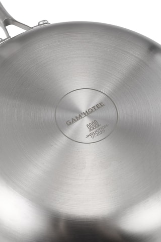 Poêle en acier inoxydable 430 et acier inoxydable 18/8 revêtement céramique - 32 cm