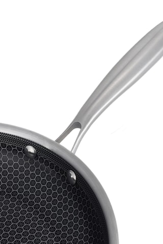 Poêle en acier inoxydable 430 et acier inoxydable 18/8 revêtement céramique - 32 cm