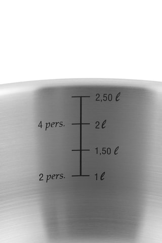 3 casseroles et 1 manche amovible en acier inoxydable - 16/18/20 cm - 1,25/2/2,5 l