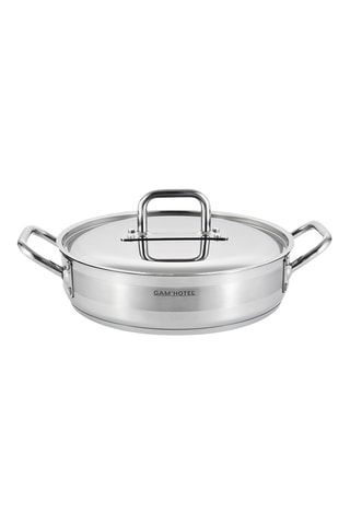 Sautoir en acier inoxydable 18/8 - 32 cm - 6 l