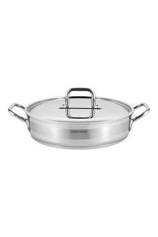 Sautoir en acier inoxydable 18/8 - 36 cm - 8 l