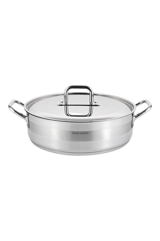 Sautoir en acier inoxydable 18/8 - 38 cm - 10 l