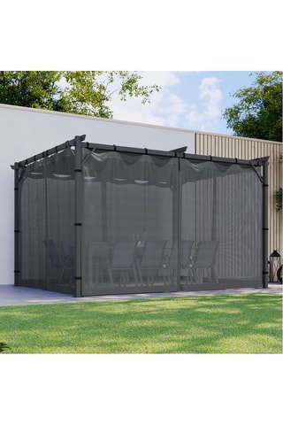 Mosquiteira para pérgula Marina - 3 x 4 m