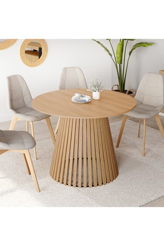 Mesa de jantar extensível Camélia - 110/150 x 75 x 110 cm