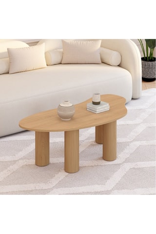 Mesa de centro orgânica Naomi