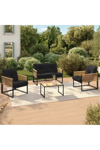 Conjunto de jardim Ozéa - 4 lugares