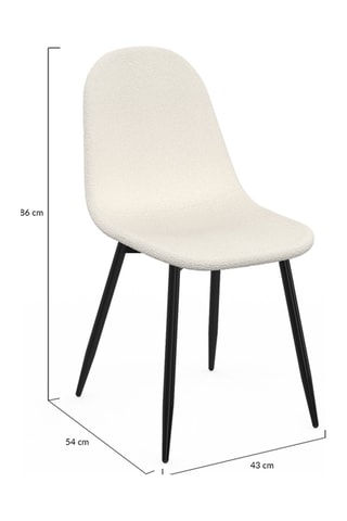 4 cadeiras Sofia - 43 x 86 x 54 cm