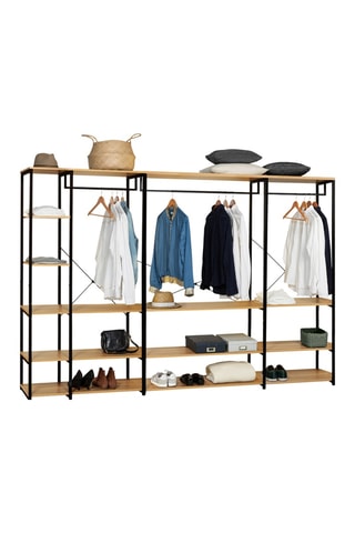 Closet com 3 prateleiras Iris - 167 x 60 x 40 cm