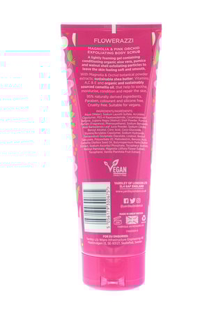 Esfoliante corporal vegan - Magnólia e orquídea rosa - 200 ml