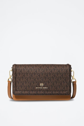 Sac bandoulière en cuir - Marron