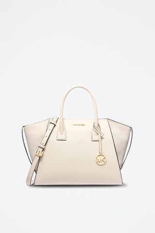 Leren Handtas Avril - Crèmekleurig