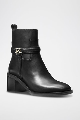 Leren Boots Mindyblock -. Zwart