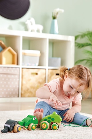 Família de rãs para puxar - A partir dos 12 meses