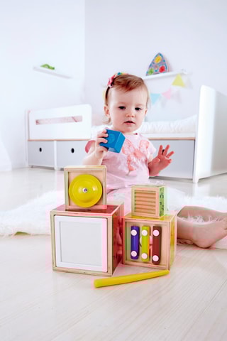 Caixas musicais encaixáveis - A partir dos 18 meses