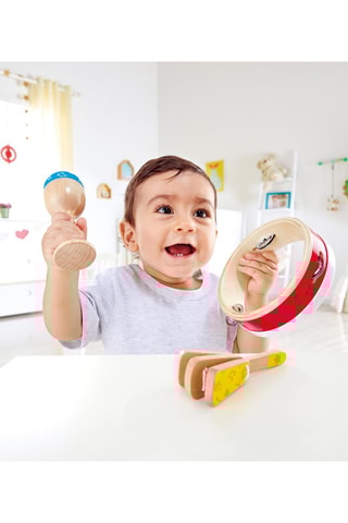 Conjunto de percussões júnior - 3 peças - A partir dos 12 meses