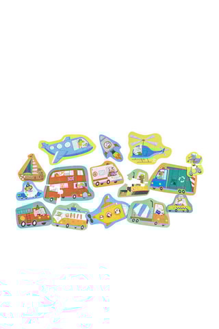 Puzzle meios de transporte - A partir dos 18 a 36 meses