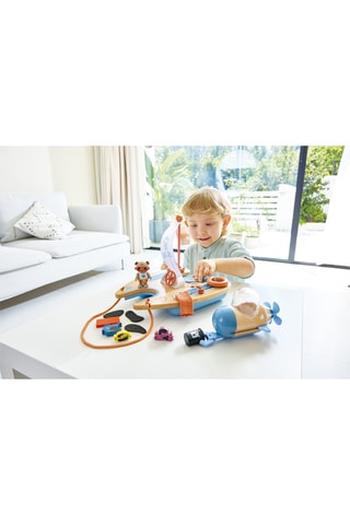 Eco catamarã de Ben em madeira - A partir dos 3 anos