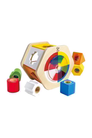 Separador de formas em madeira - 6 peças - De 1 a 3 anos