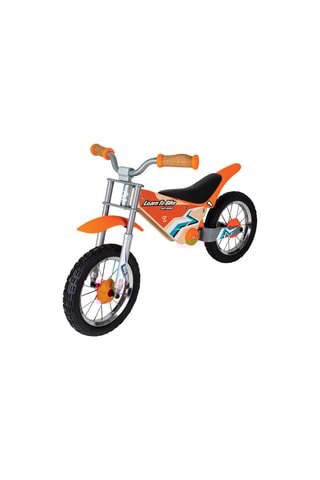Bicicleta de motocross em madeira - Laranja - A partir dos 3 anos