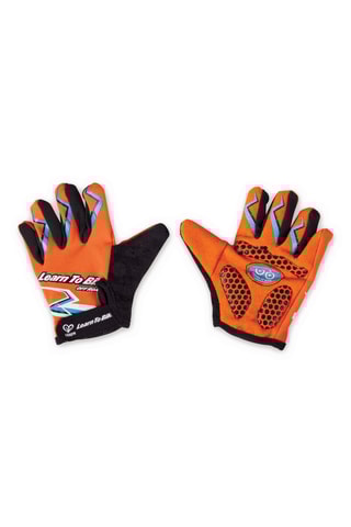 Luvas para moto - Laranja - Dos 4 aos 6 anos