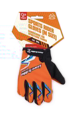 Luvas para moto - Laranja - Dos 4 aos 6 anos