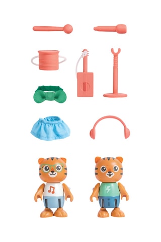 Jogo de imitação musical em madeira - 11 peças - Dos 3 aos 8 anos