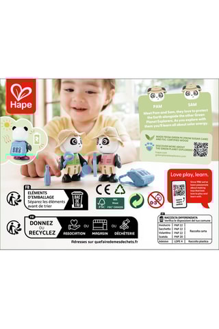 Jogo educativo sobre energia solar em faia - 9 peças - Dos 3 aos 8 anos