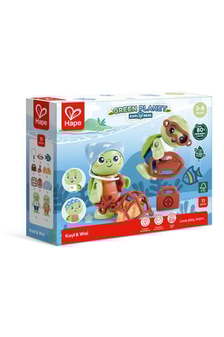 Jogo de imaginação em faia - 11 peças - Dos 3 aos 8 anos