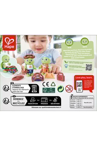 Jogo de imaginação em faia - 11 peças - Dos 3 aos 8 anos