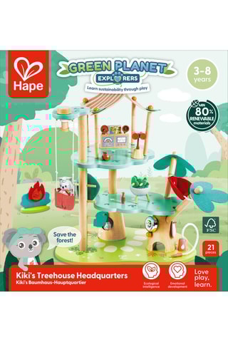 Casa na árvore em faia - 21 peças - Dos 4 aos 10 anos