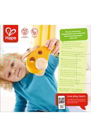 Helicóptero - A partir dos 10 meses