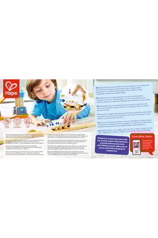 Locomotiva fusée 2 peças - Dos 3 aos 8 anos