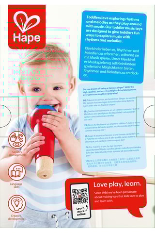 Micro de ressonância em faia - Dos 1 aos 3 anos